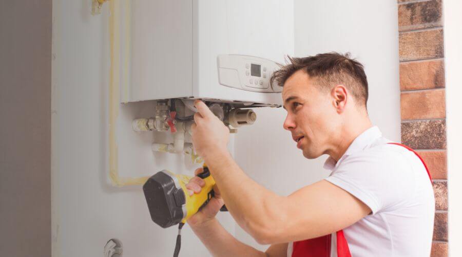 Local tankless water heater installation in Creola, OH
